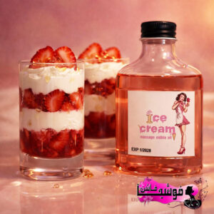 زيت المساج القابل للأكل بنكهة الايسكريم