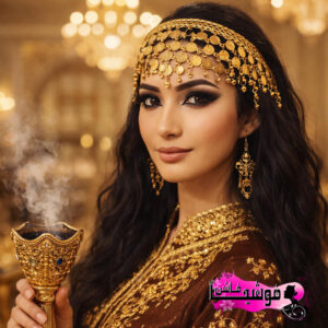 اكسسوار مميز ذهبي للشعر